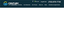 Tablet Screenshot of centurybathrooms.com